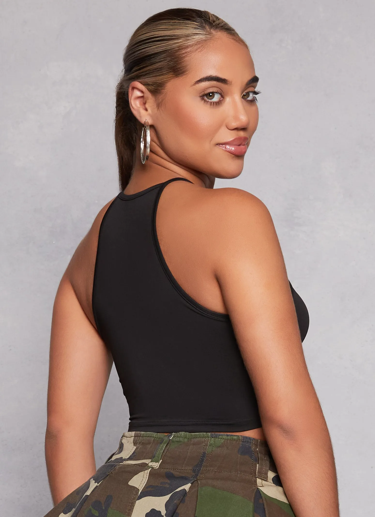 Daisy High Neck Cropped Cami sold by Rainbow product image thumbnail 3