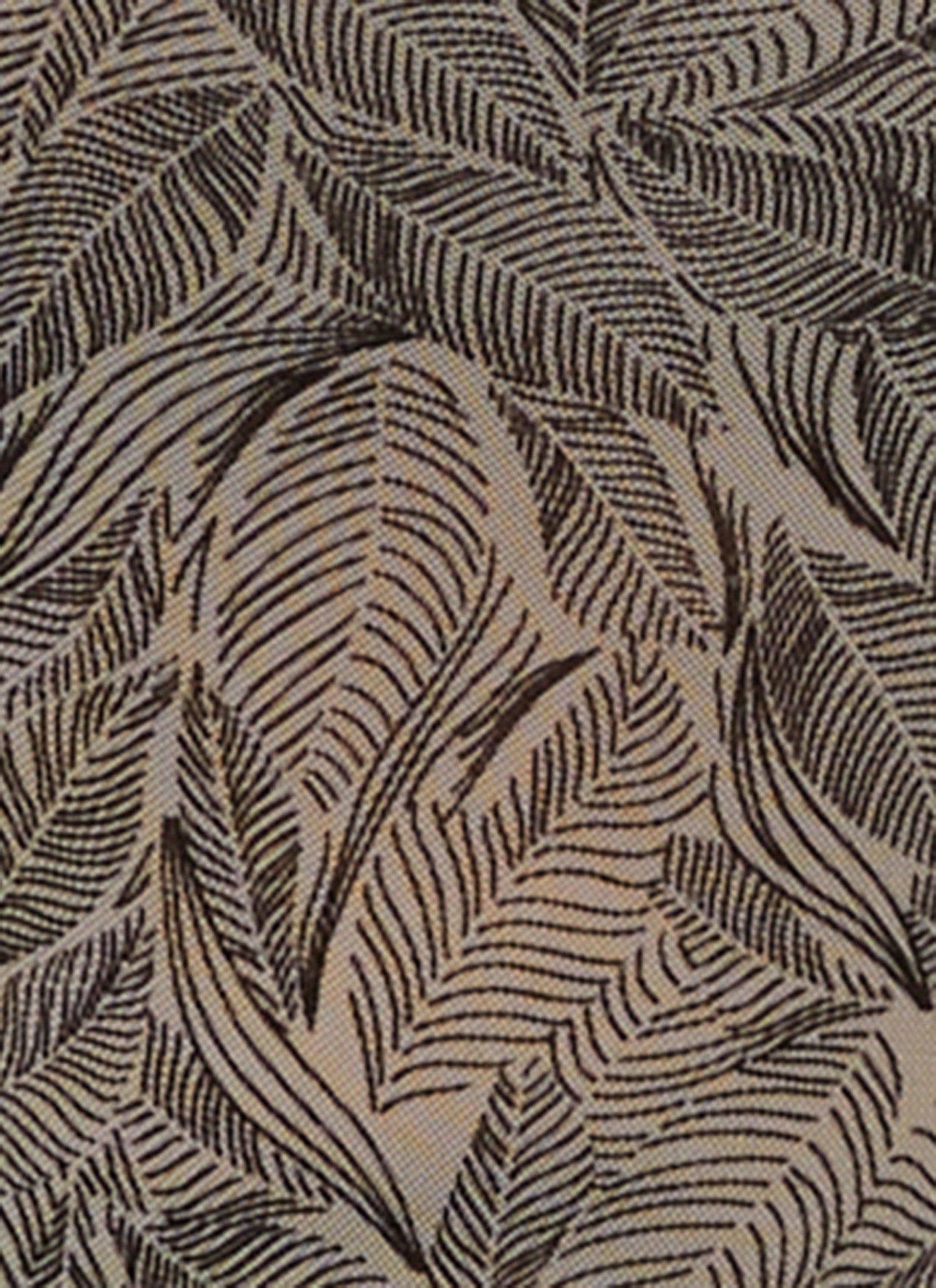 Plus Size Mesh Leaf Print Long Sleeve Bodysuit sold by Rainbow product image thumbnail 4