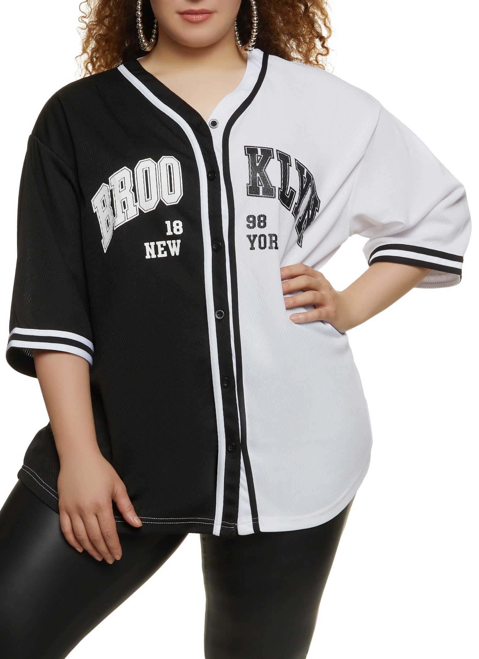 Plus Size Brooklyn 1898 New York Baseball Jersey sold by Rainbow