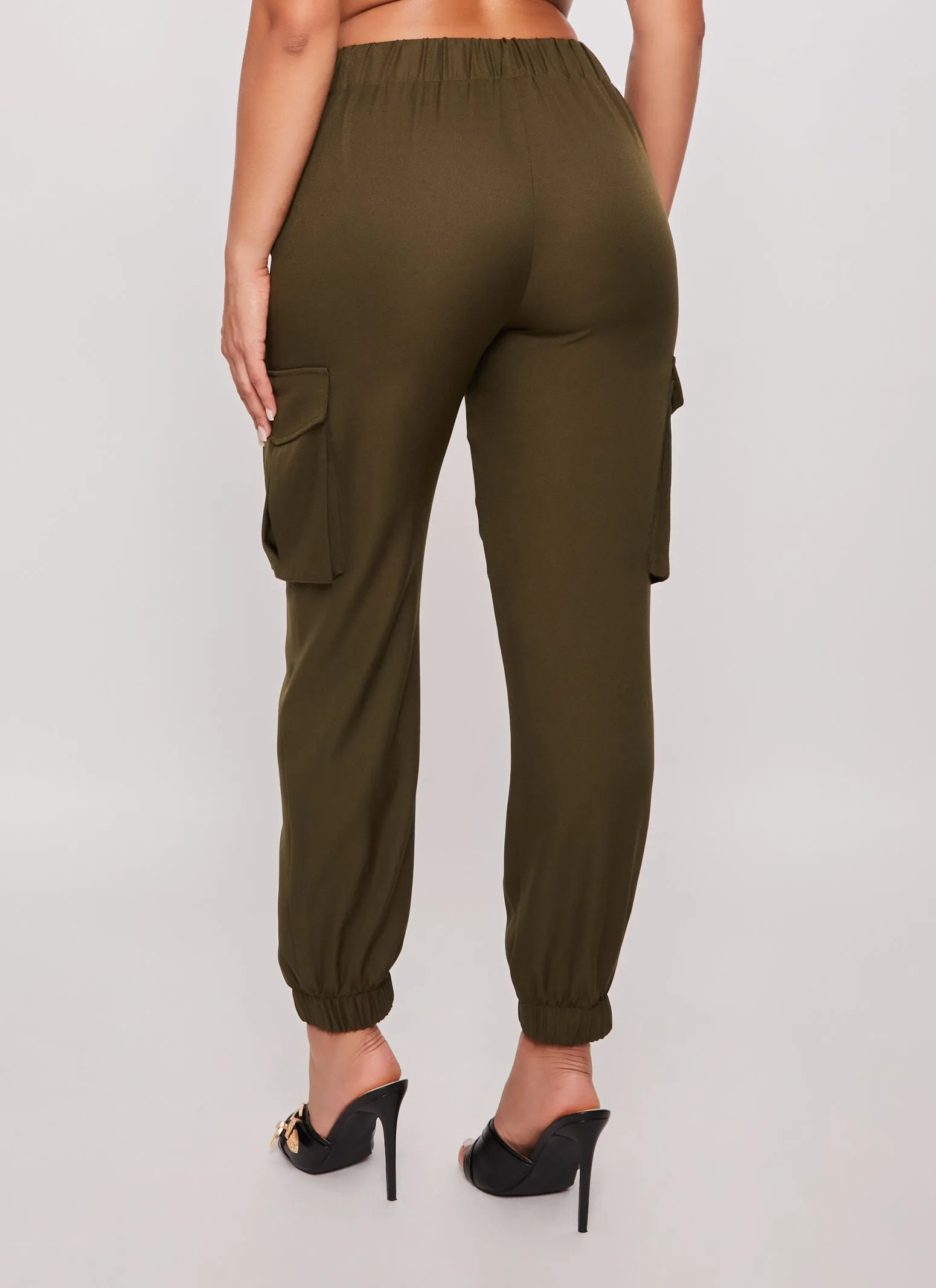 Pull On Cargo High Waist Joggers sold by Rainbow product image thumbnail 3