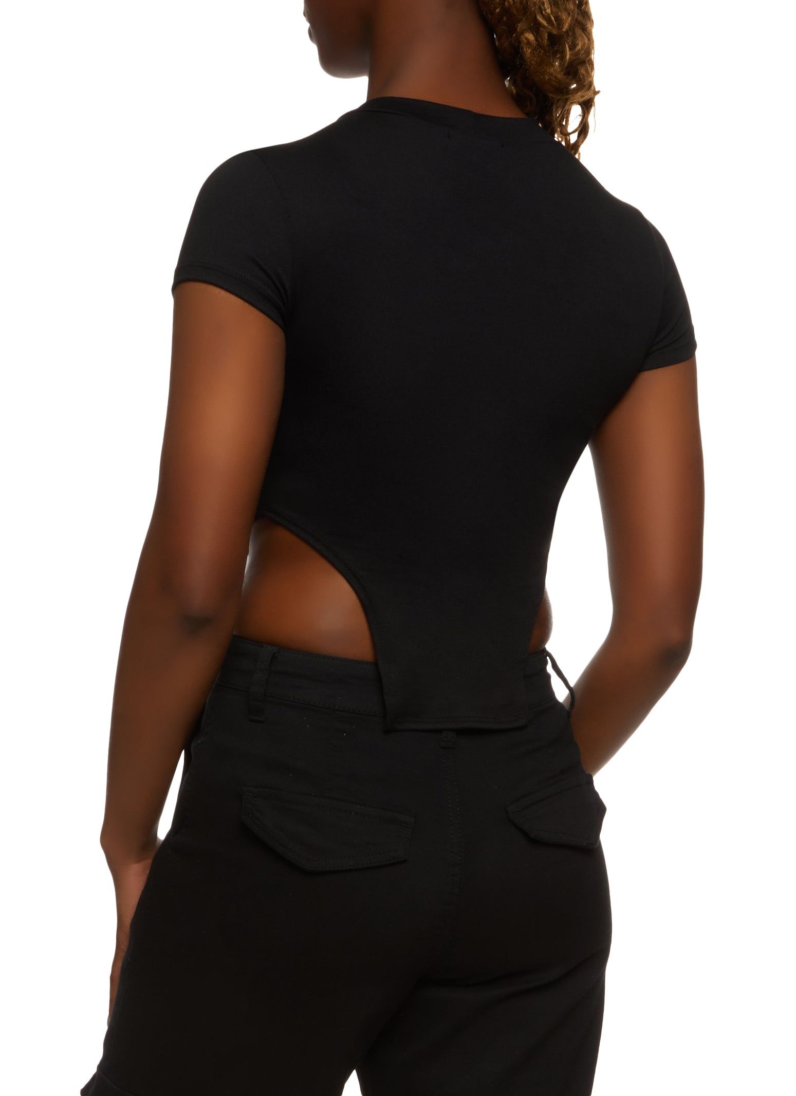 Born To Ride Cropped Graphic Top sold by Rainbow product image thumbnail 2