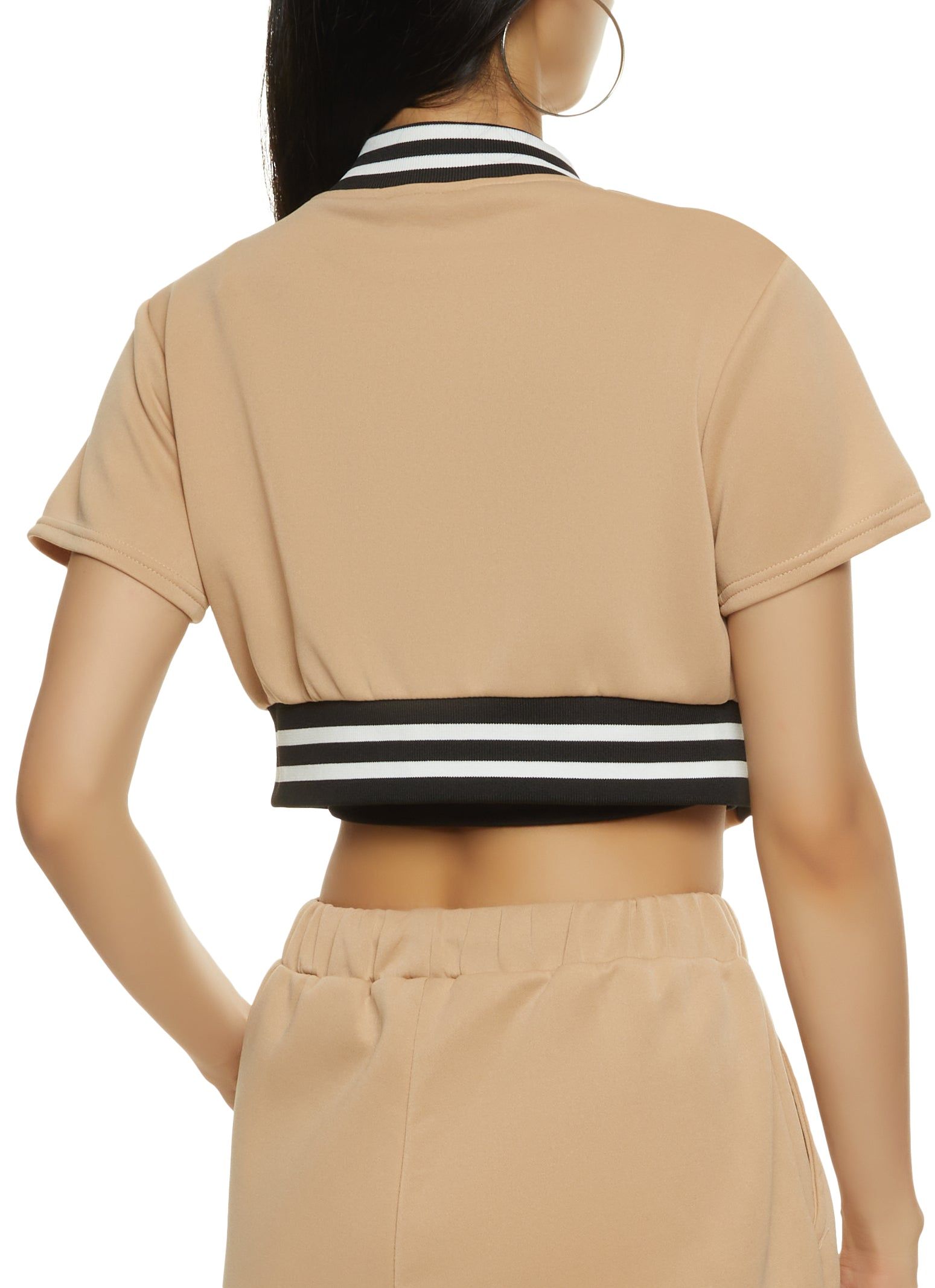 Daisy Patch Cropped Varsity Jacket sold by Rainbow product image thumbnail 3