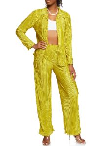 Solid Plisse Button Front Shirt sold by Rainbow