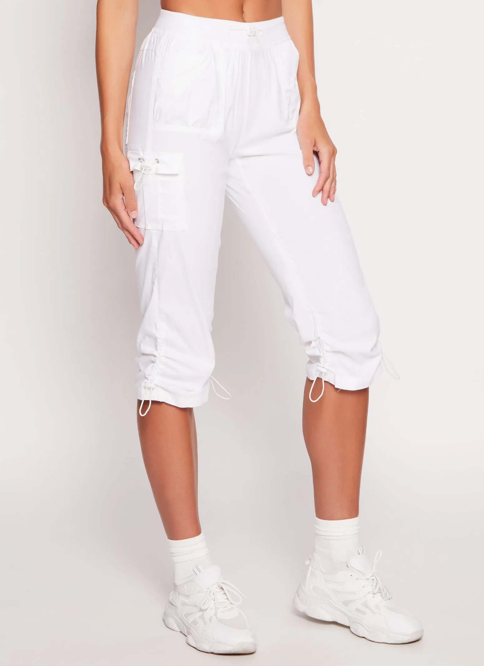 Toggle Drawstring Capri Cargo Pants sold by Rainbow product image thumbnail 2