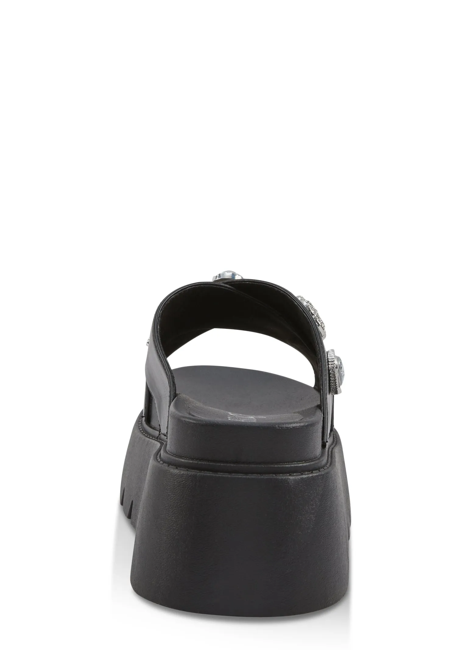 Love Charm Pendant Platform Slide Sandals sold by Rainbow product image thumbnail 3