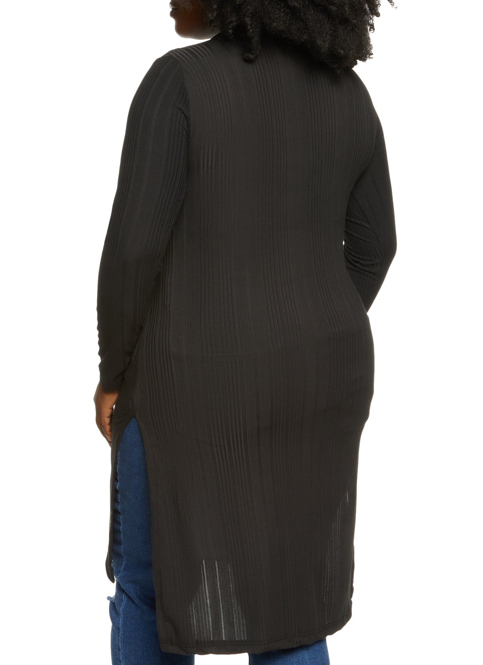 Plus Size Lace Up V Neck Maxi Top sold by Rainbow product image thumbnail 2