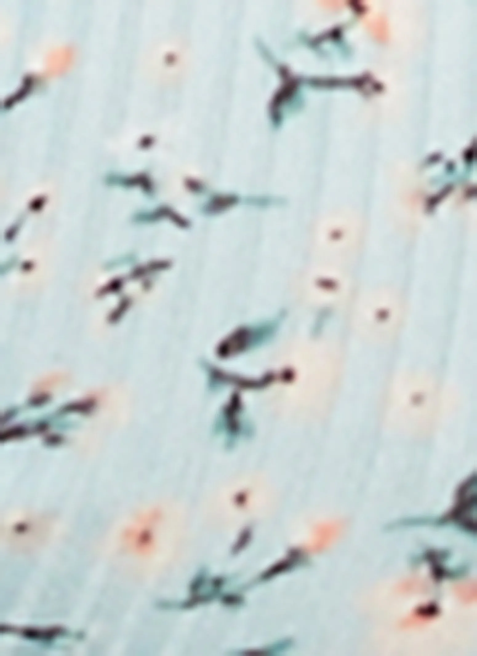 Ribbed Floral Print Twist Front Crop Top sold by Rainbow product image thumbnail 4