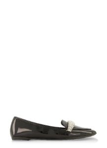 Rhinestone Detail Pointed Toe Flats sold by Rainbow