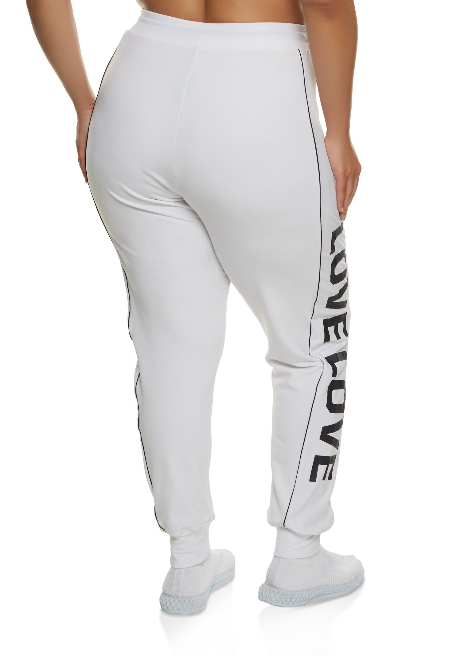 Plus Size Love Side Graphic Joggers sold by Rainbow product image thumbnail 2