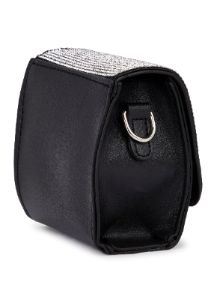 Rhinestone Flap Mini Crossbody Bag sold by Rainbow