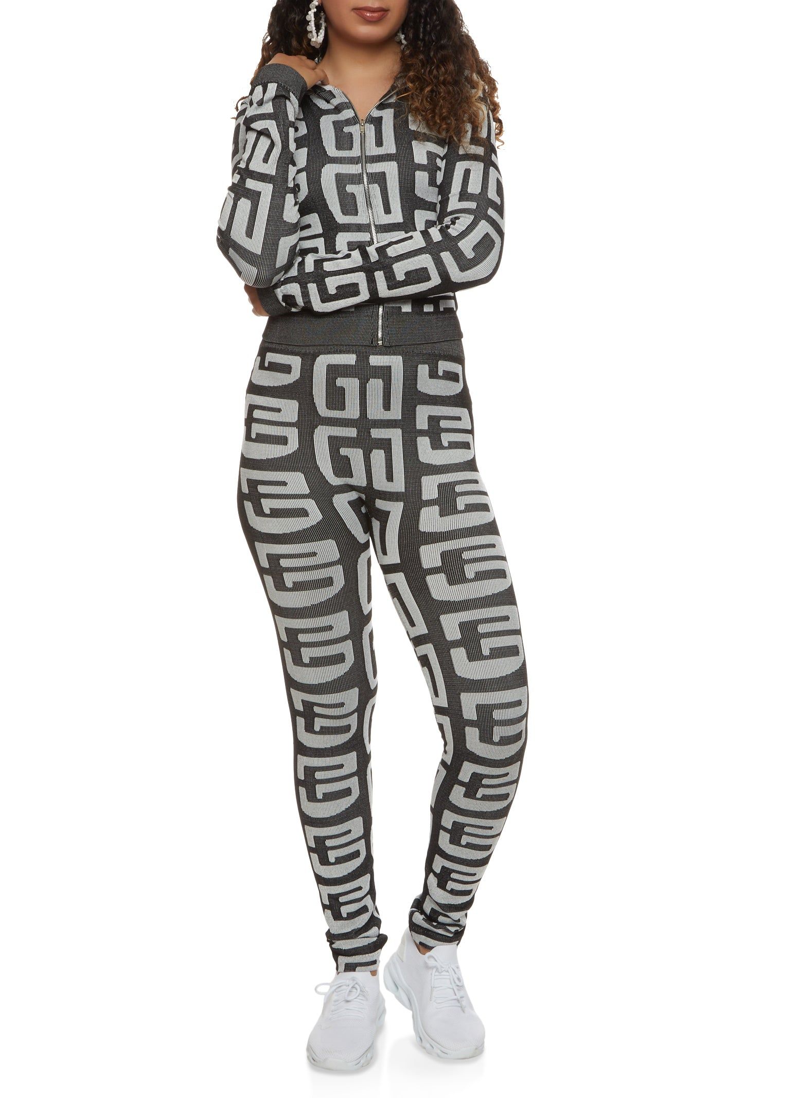 Seamless Geometric Print Track Jacket sold by Rainbow product image thumbnail 2