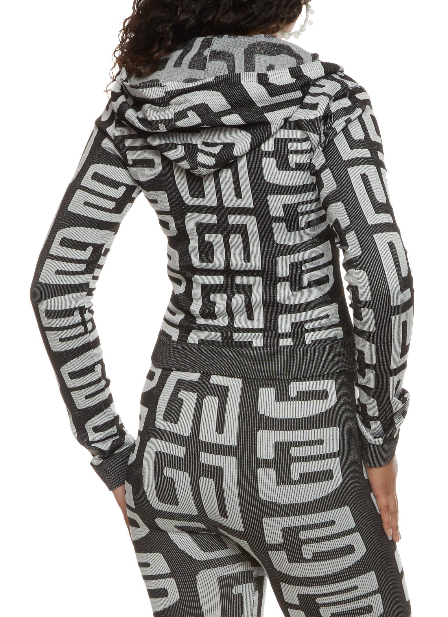 Seamless Geometric Print Track Jacket sold by Rainbow product image thumbnail 3