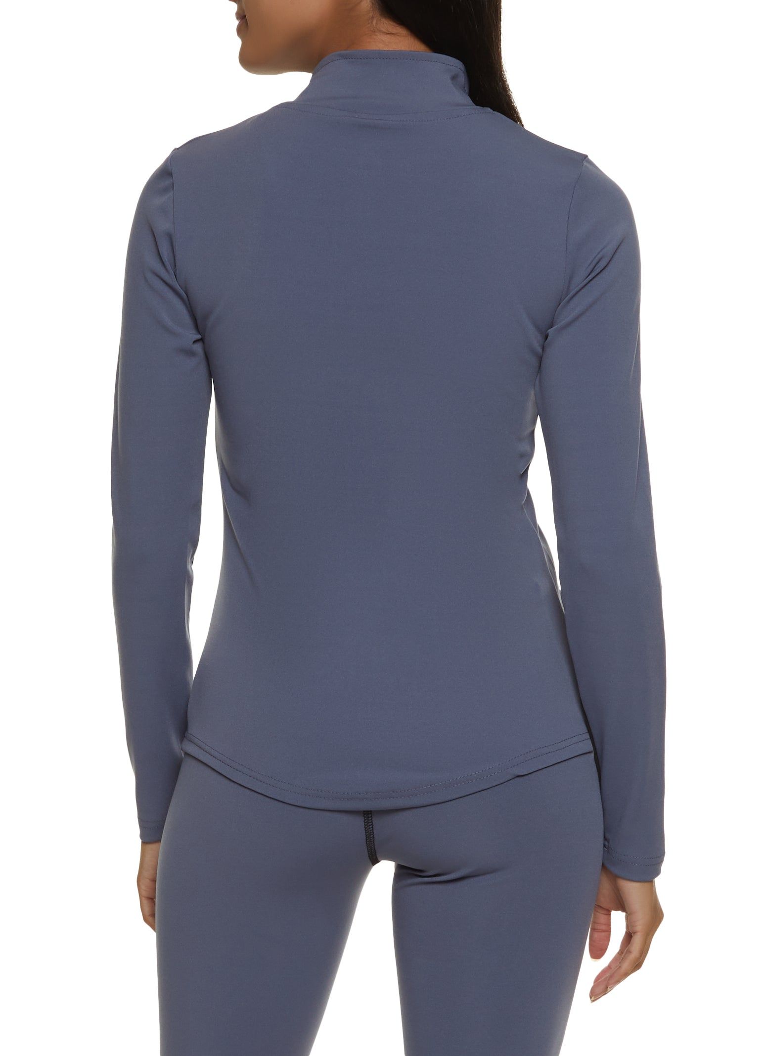 Mock Neck Zip Front Track Jacket sold by Rainbow product image thumbnail 3