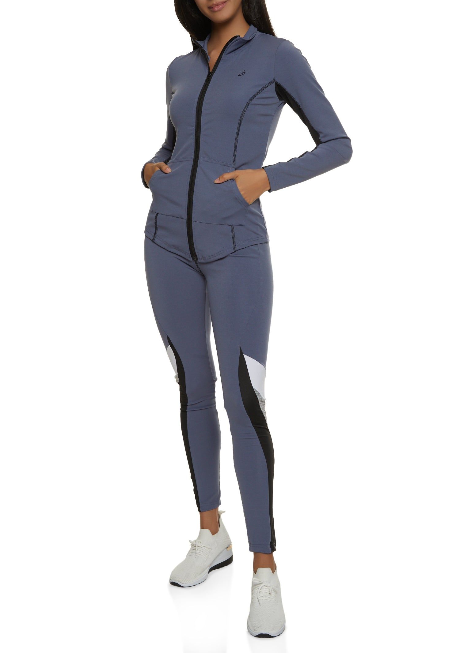 Mock Neck Zip Front Track Jacket sold by Rainbow product image thumbnail 2