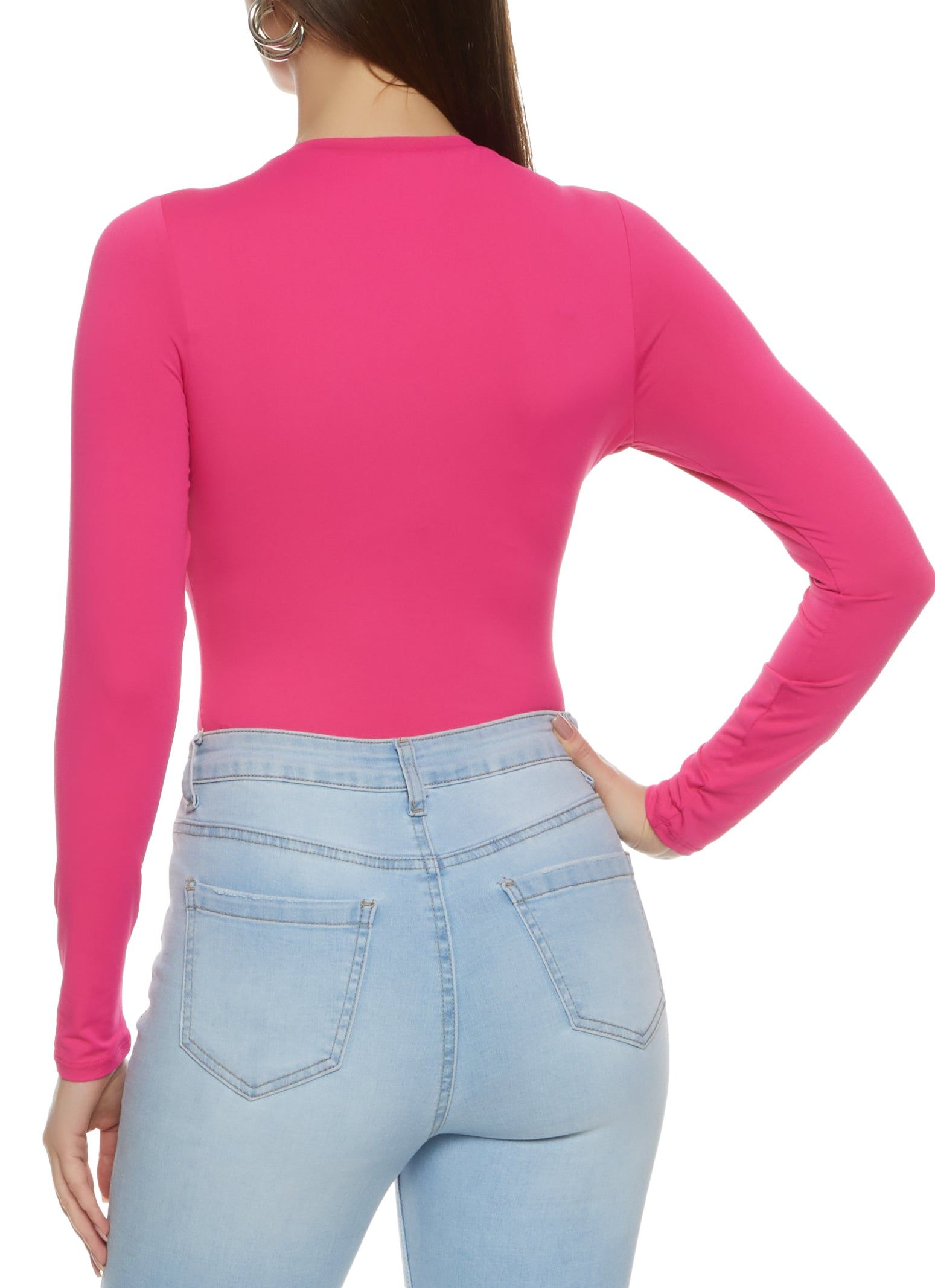 Crew Neck Long Sleeve Bodysuit sold by Rainbow product image thumbnail 3