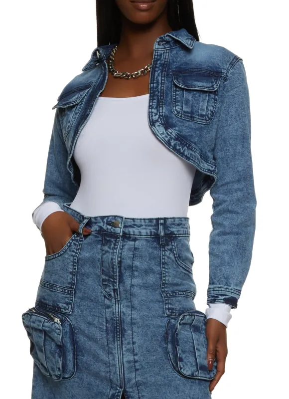 Bolero Denim Jacket sold by Rainbow