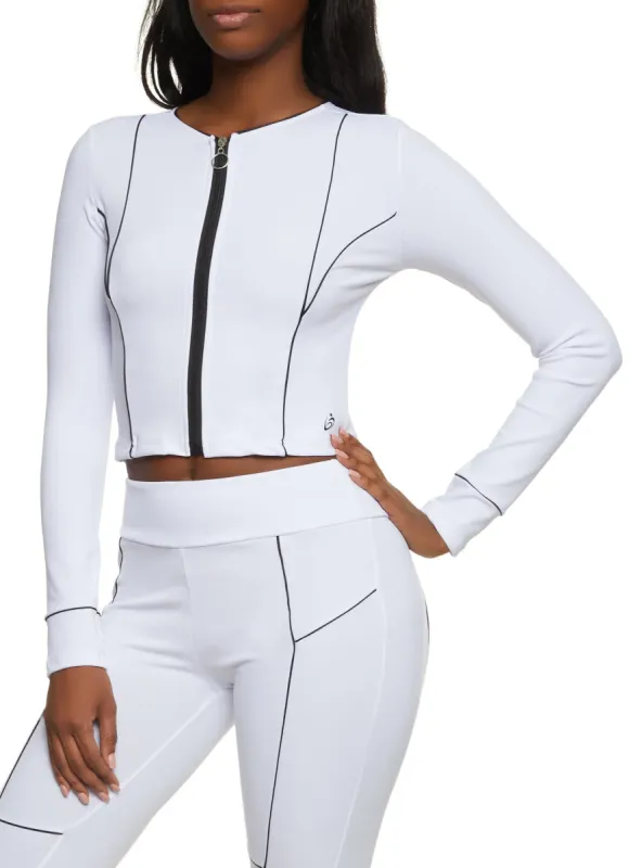 Contrast Piping Active Track Jacket sold by Rainbow