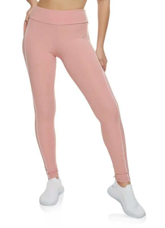Contrast Piping Active Leggings sold by Rainbow