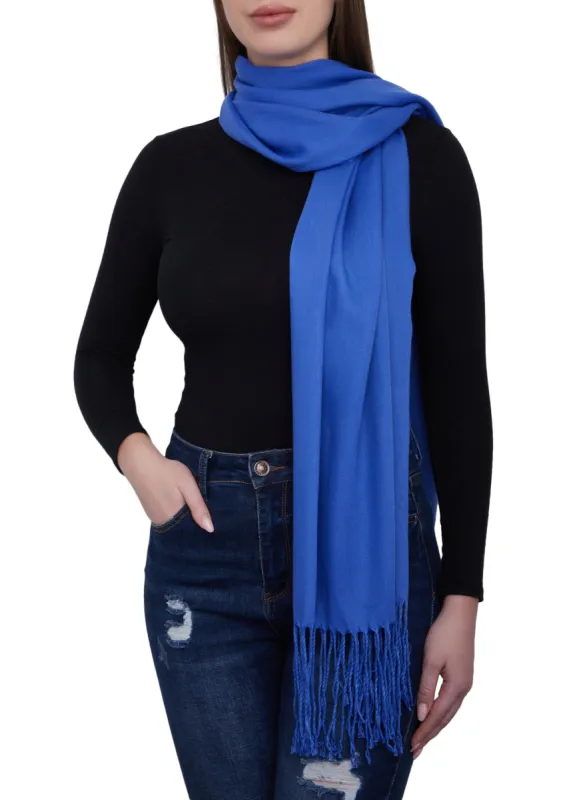 Fringed Pashmina Scarf sold by Rainbow