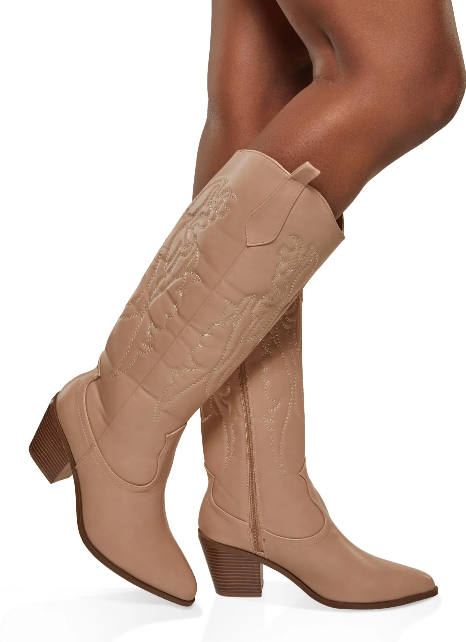 Mid Heel Cowboy Boots sold by Rainbow