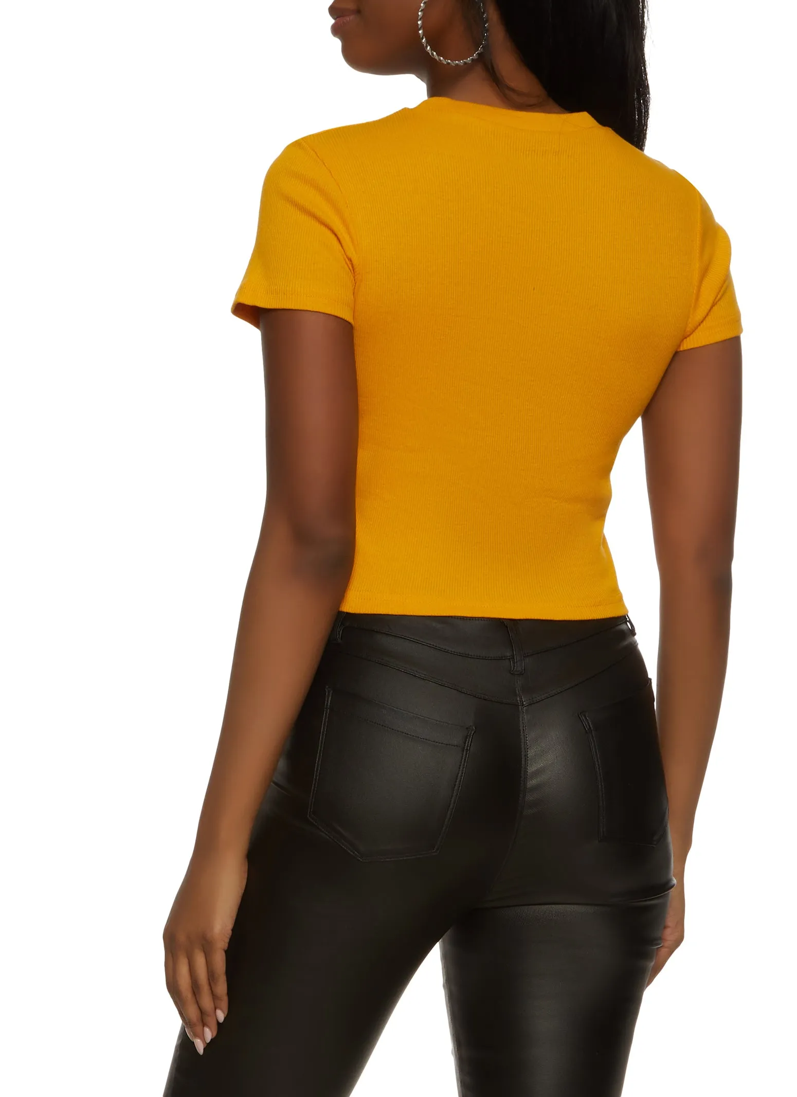 Blessed Embroidered Cropped Tee sold by Rainbow product image thumbnail 2