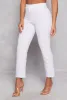 Ribbed Drawstring High Waist Straight Leg Pants sold by Rainbow