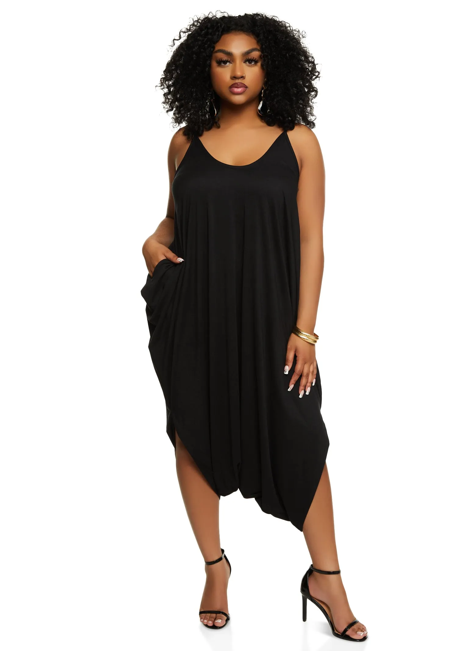 Sleeveless Harem Jumpsuit sold by Rainbow