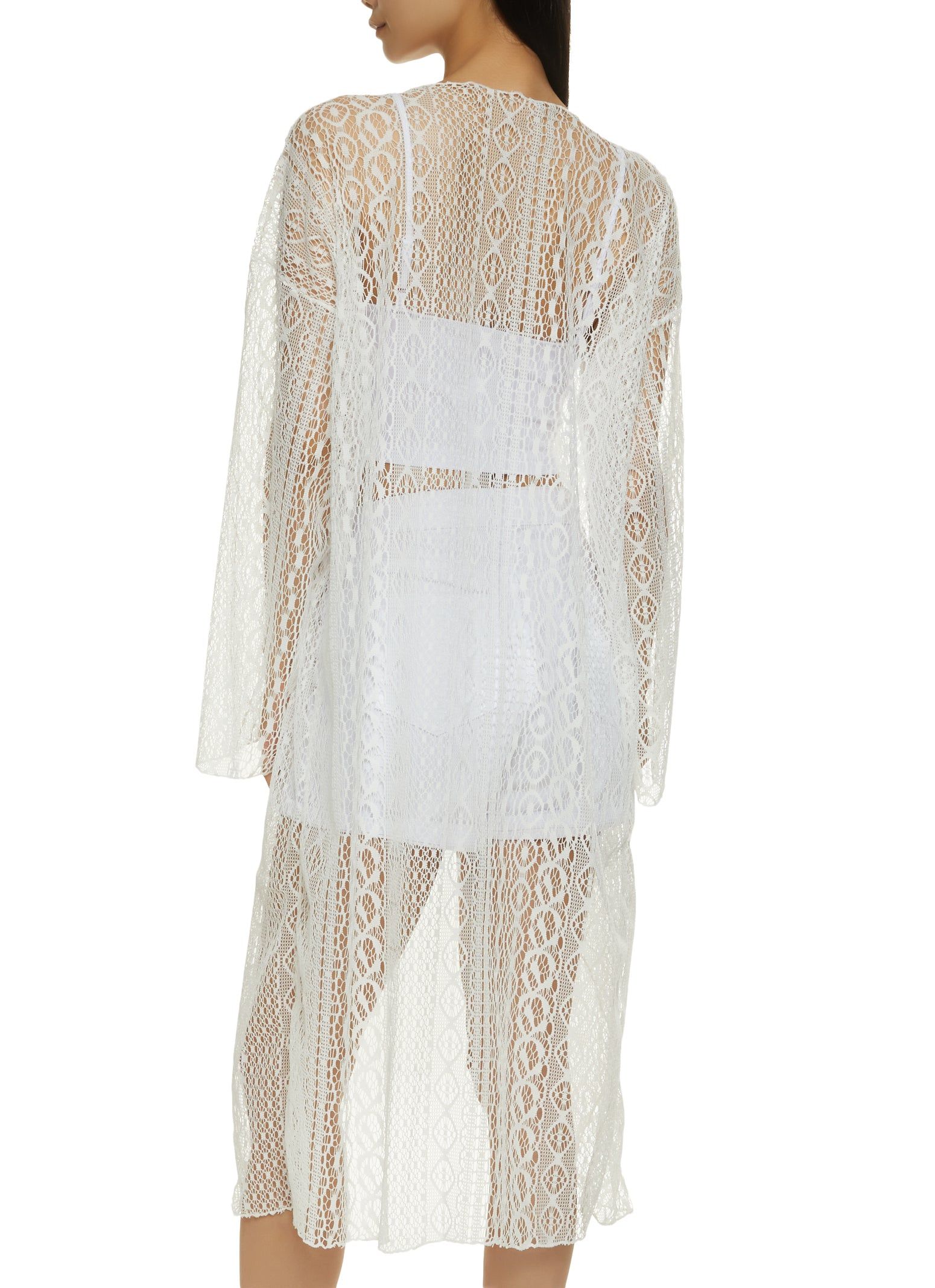Solid Lace Kimono sold by Rainbow product image thumbnail 2