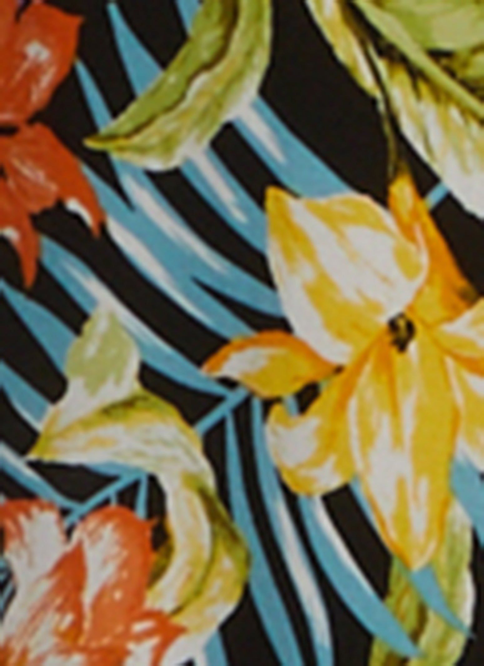 Tropical Print Smocked Jumpsuit sold by Rainbow product image thumbnail 4