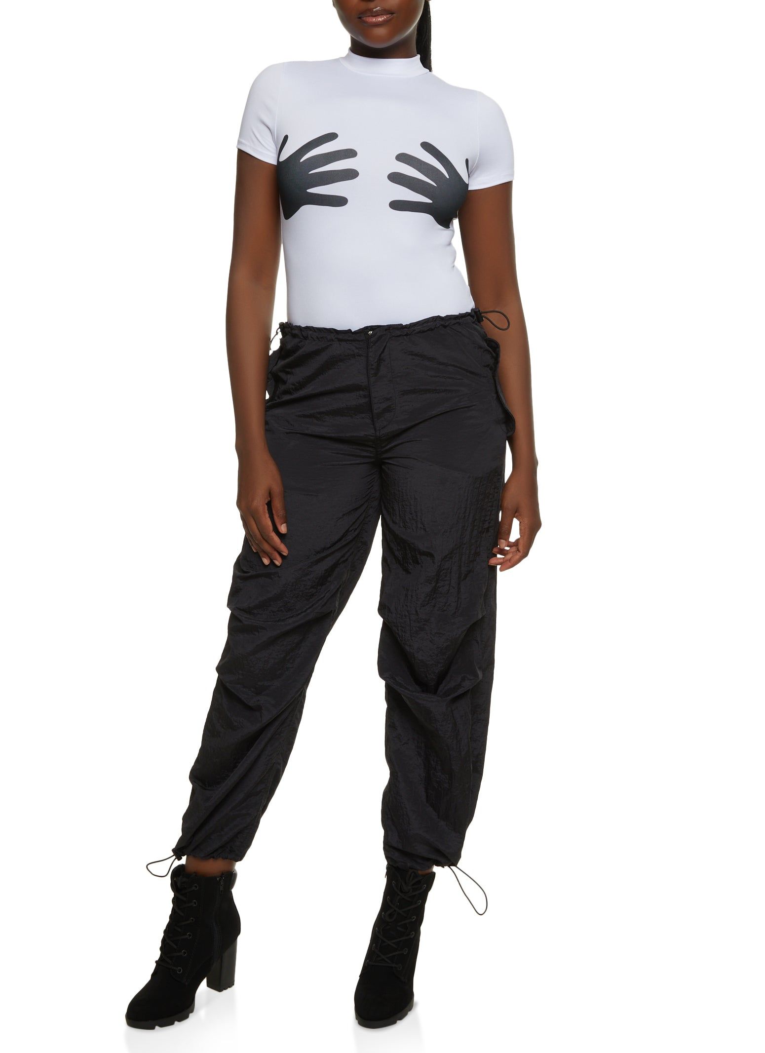 Drawstring Parachute Pants sold by Rainbow product image thumbnail 2