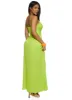 Iris Chiffon V Neck Cami Maxi Dress sold by Rainbow