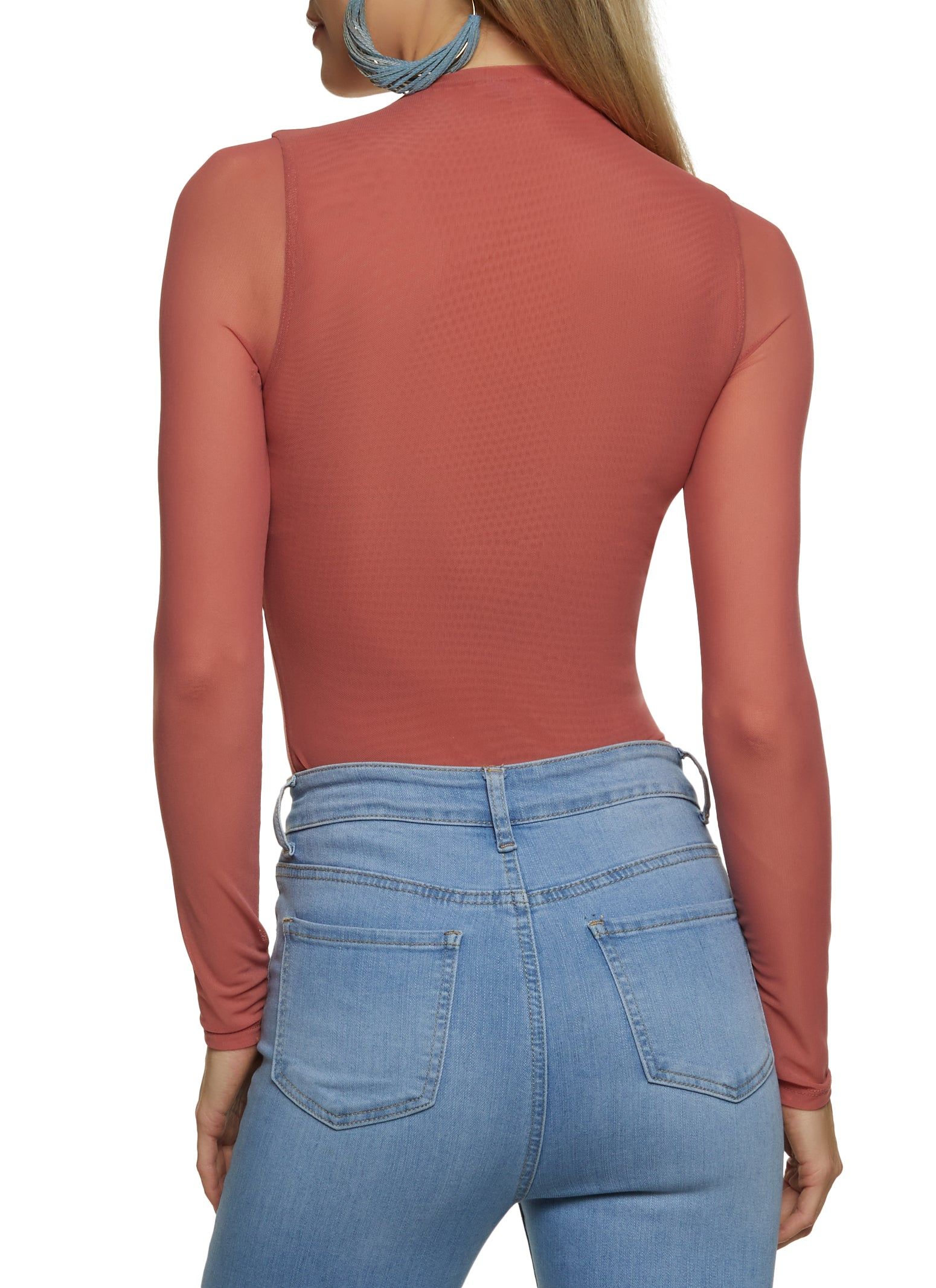 Solid Mesh Bodysuit sold by Rainbow product image thumbnail 3