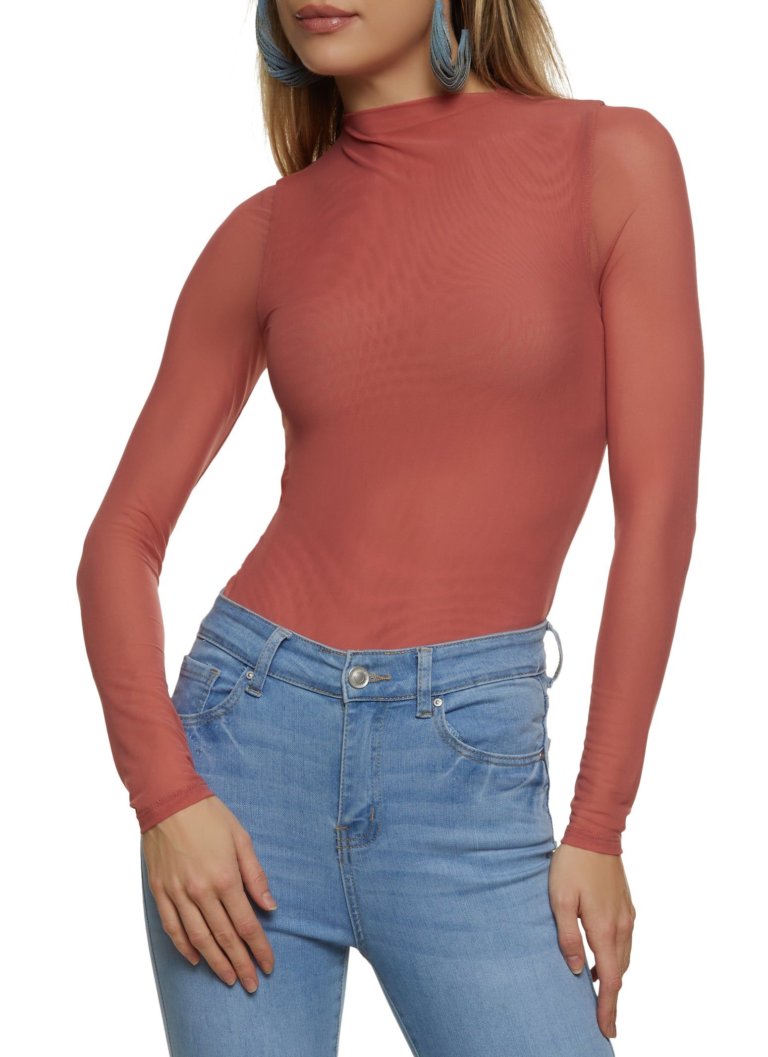 Solid Mesh Bodysuit sold by Rainbow product image thumbnail 2
