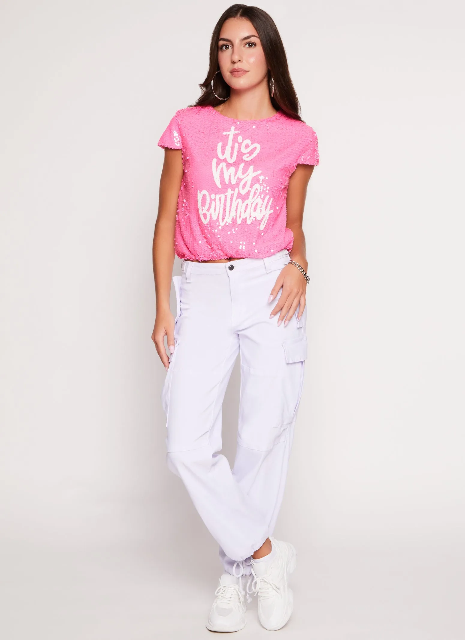 Its My Birthday Sequin Top sold by Rainbow product image thumbnail 2