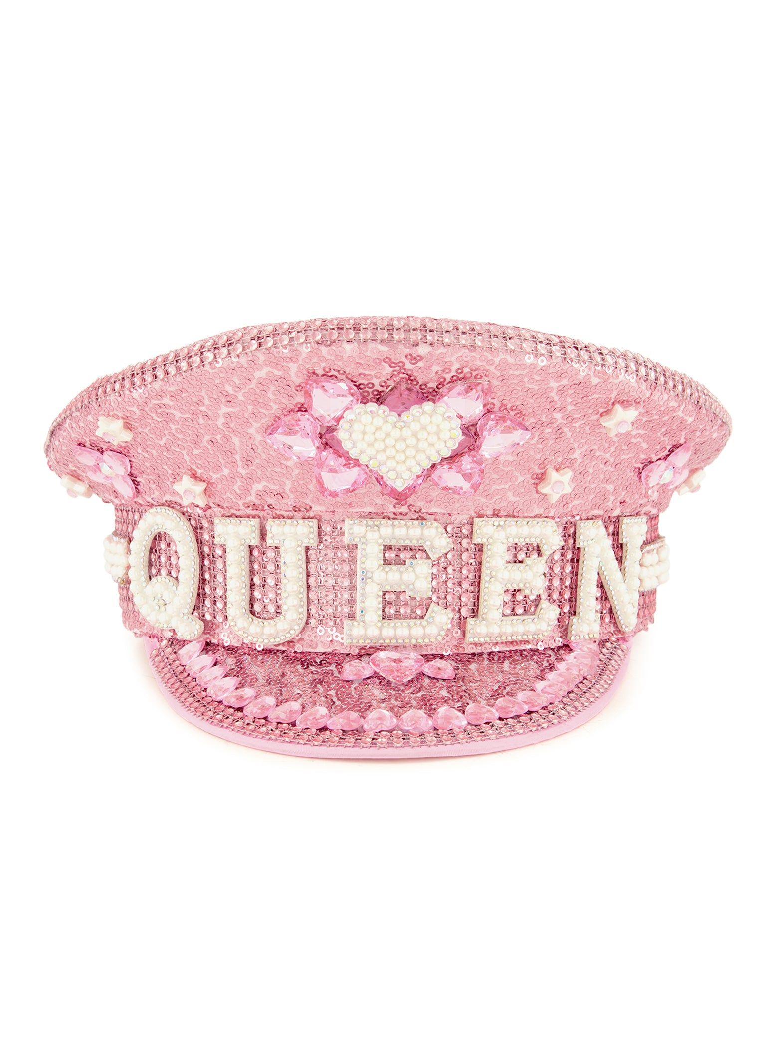 Queen Sequin Studded Captain Hat sold by Rainbow product image thumbnail 2