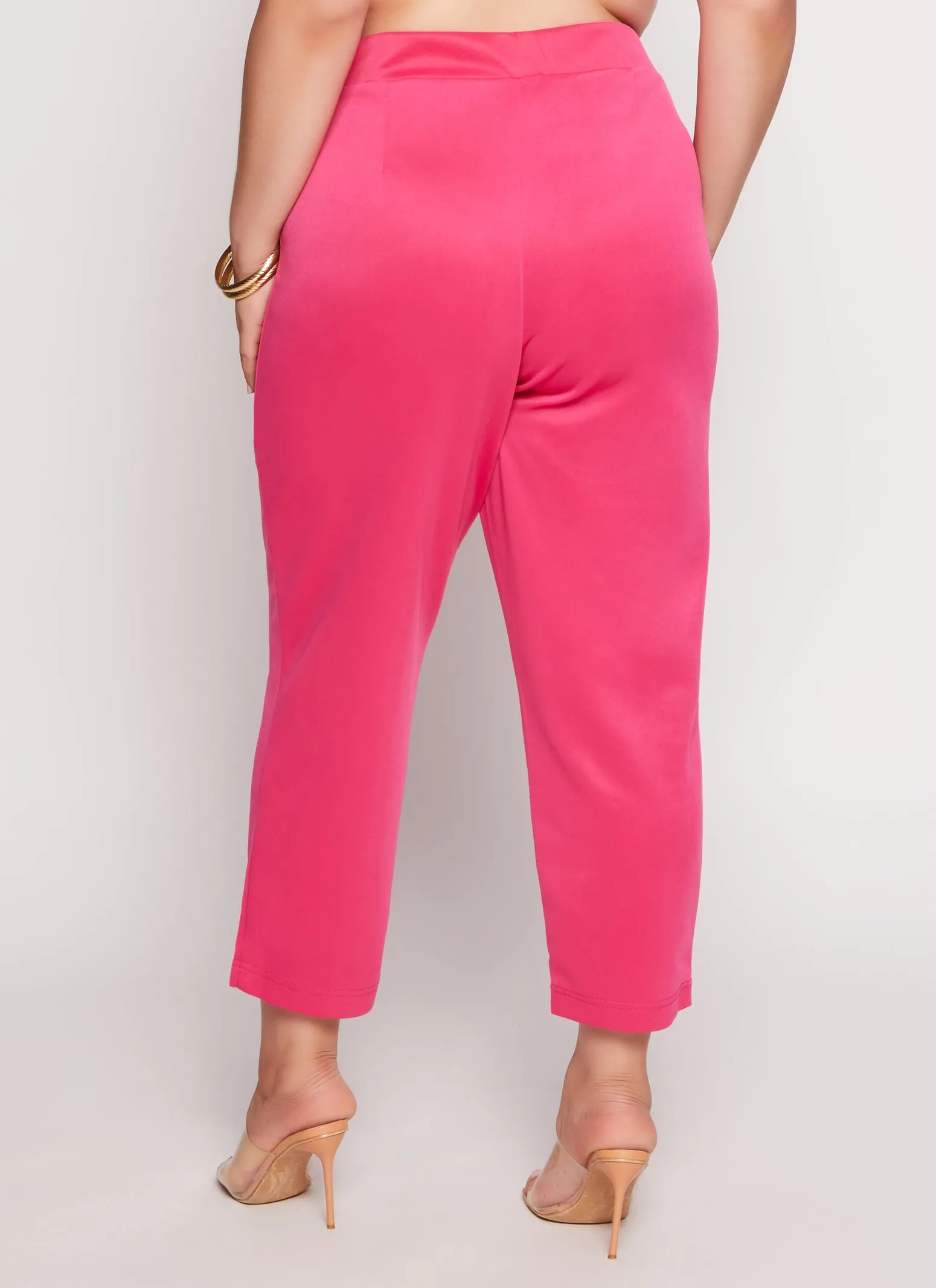 Plus Size Ankle Length Scuba Dress Pants sold by Rainbow product image thumbnail 3