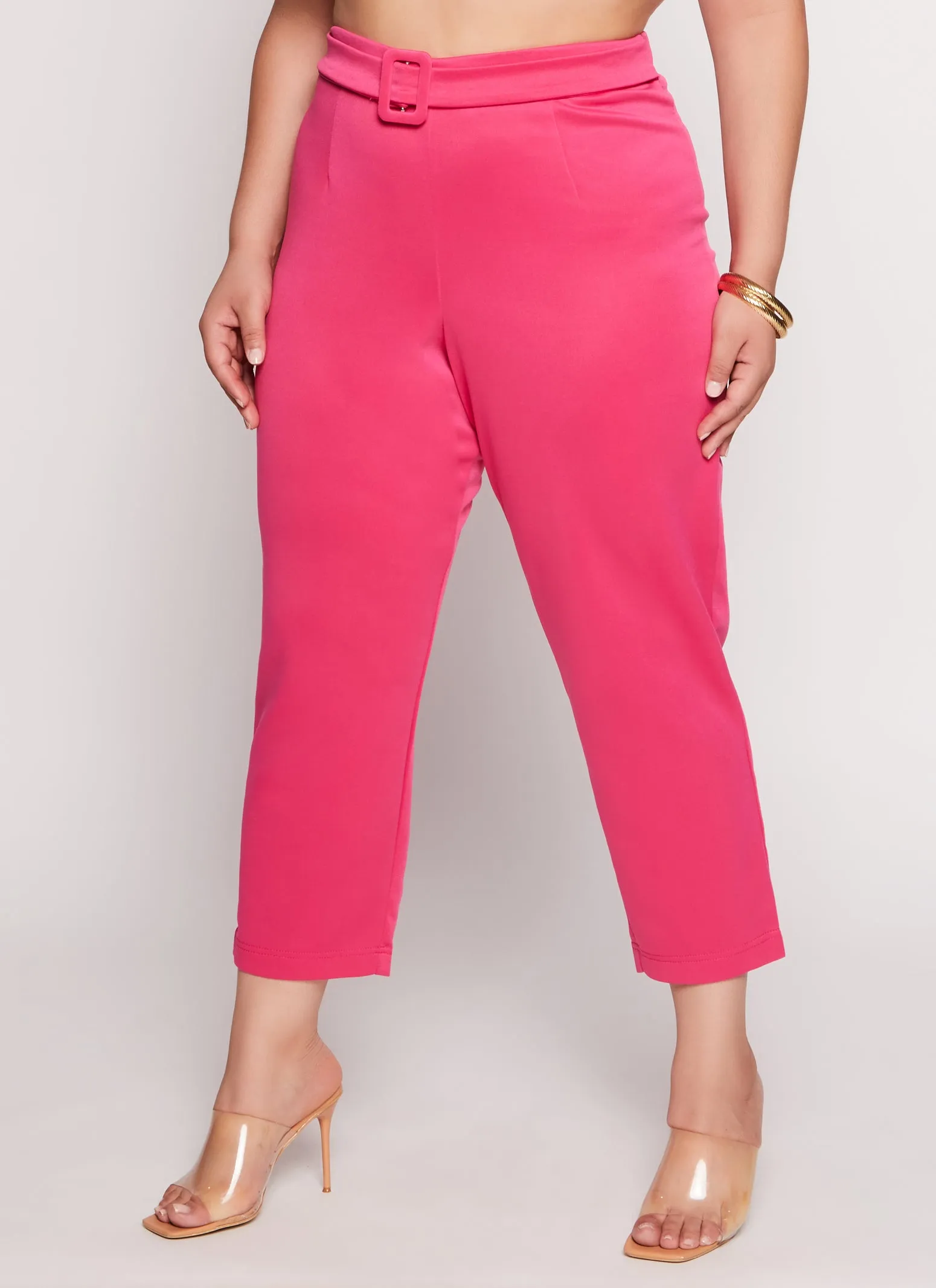 Plus Size Ankle Length Scuba Dress Pants sold by Rainbow product image thumbnail 2