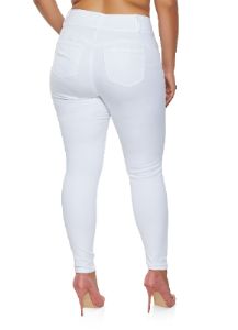 WAX Plus Size High Waisted Skinny Jeans sold by Rainbow