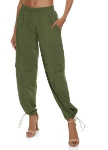 Nylon Cargo Parachute Pants sold by Rainbow