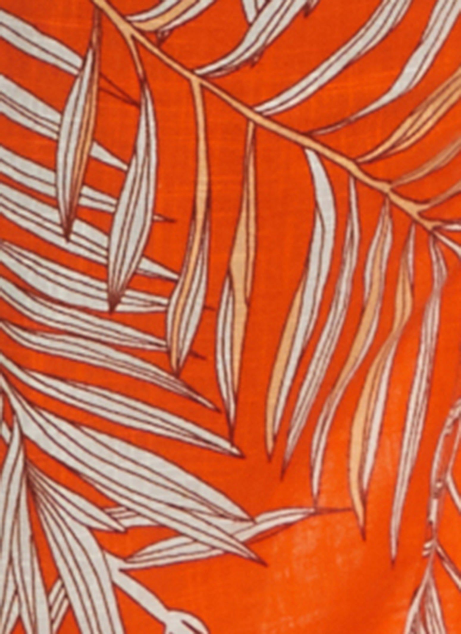 Plus Size Palm Print Drawstring Wide Leg Pants sold by Rainbow product image thumbnail 3