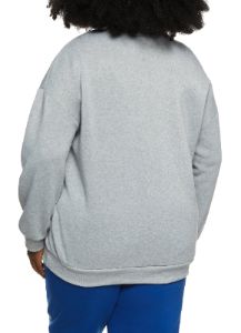 Plus Size New York Graphic Crew Neck Sweatshirt sold by Rainbow