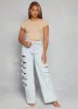 Ambiance Ribbed Knit Crew Neck Crop Top sold by Rainbow