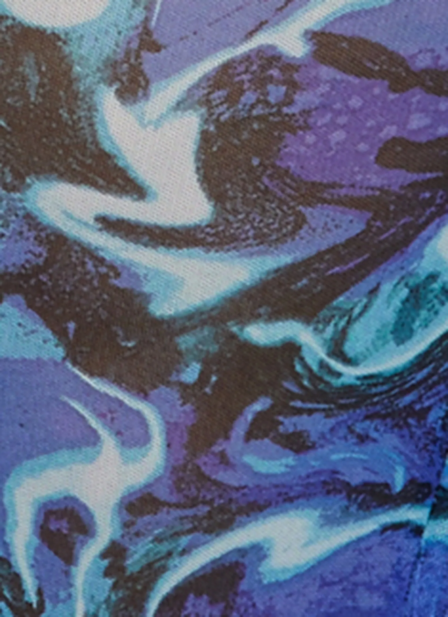 Plus Size Mesh Printed Ruffled Cover Up Pants sold by Rainbow product image thumbnail 4