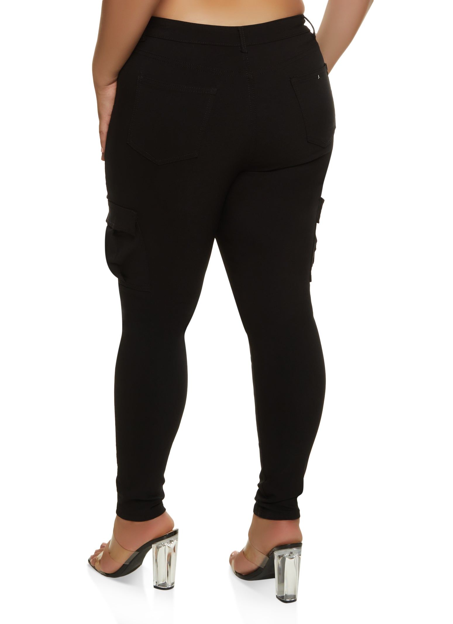 Plus Size Twill Hyperstretch Skinny Pants sold by Rainbow product image thumbnail 3