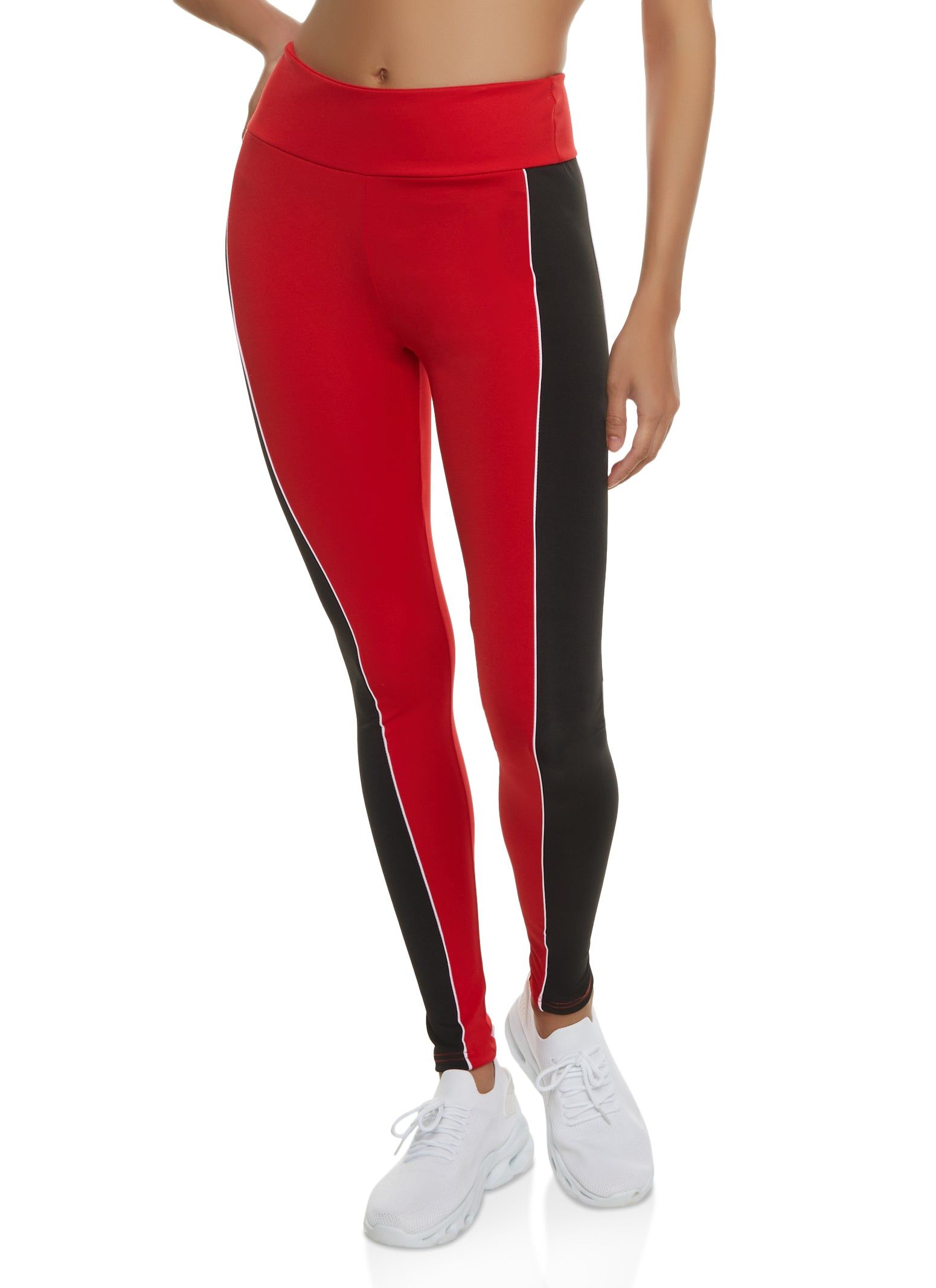 Color Block High Waist Active Leggings sold by Rainbow
