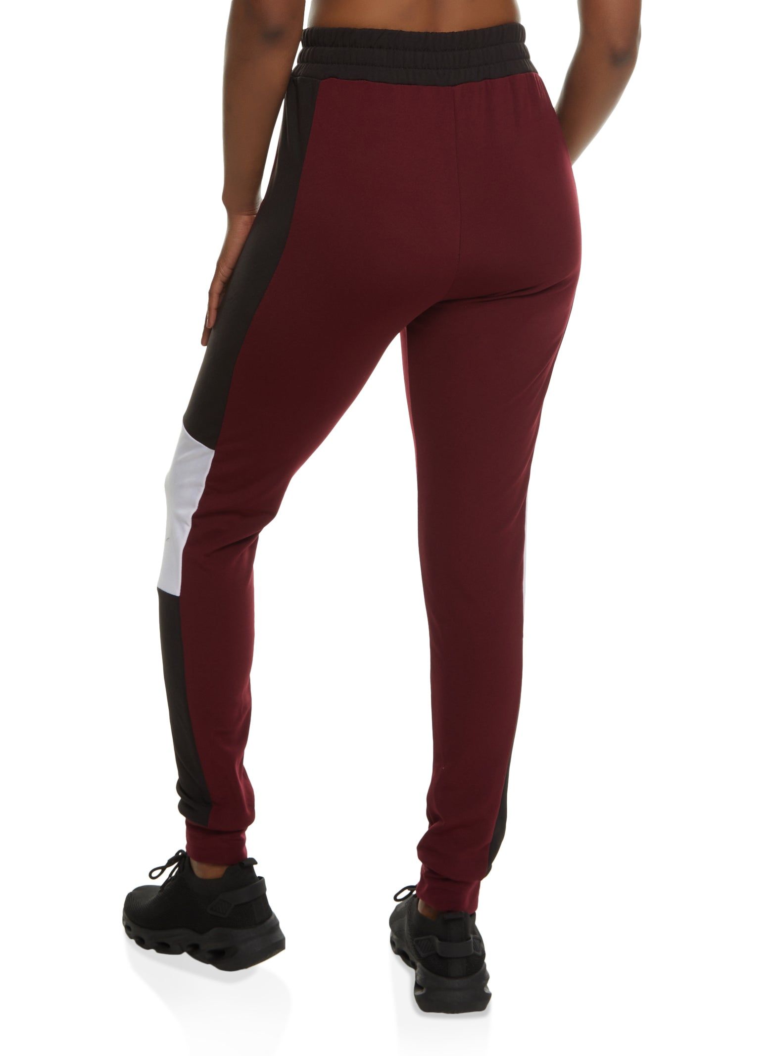 Color Blocked Contrast Drawstring Joggers sold by Rainbow product image thumbnail 2