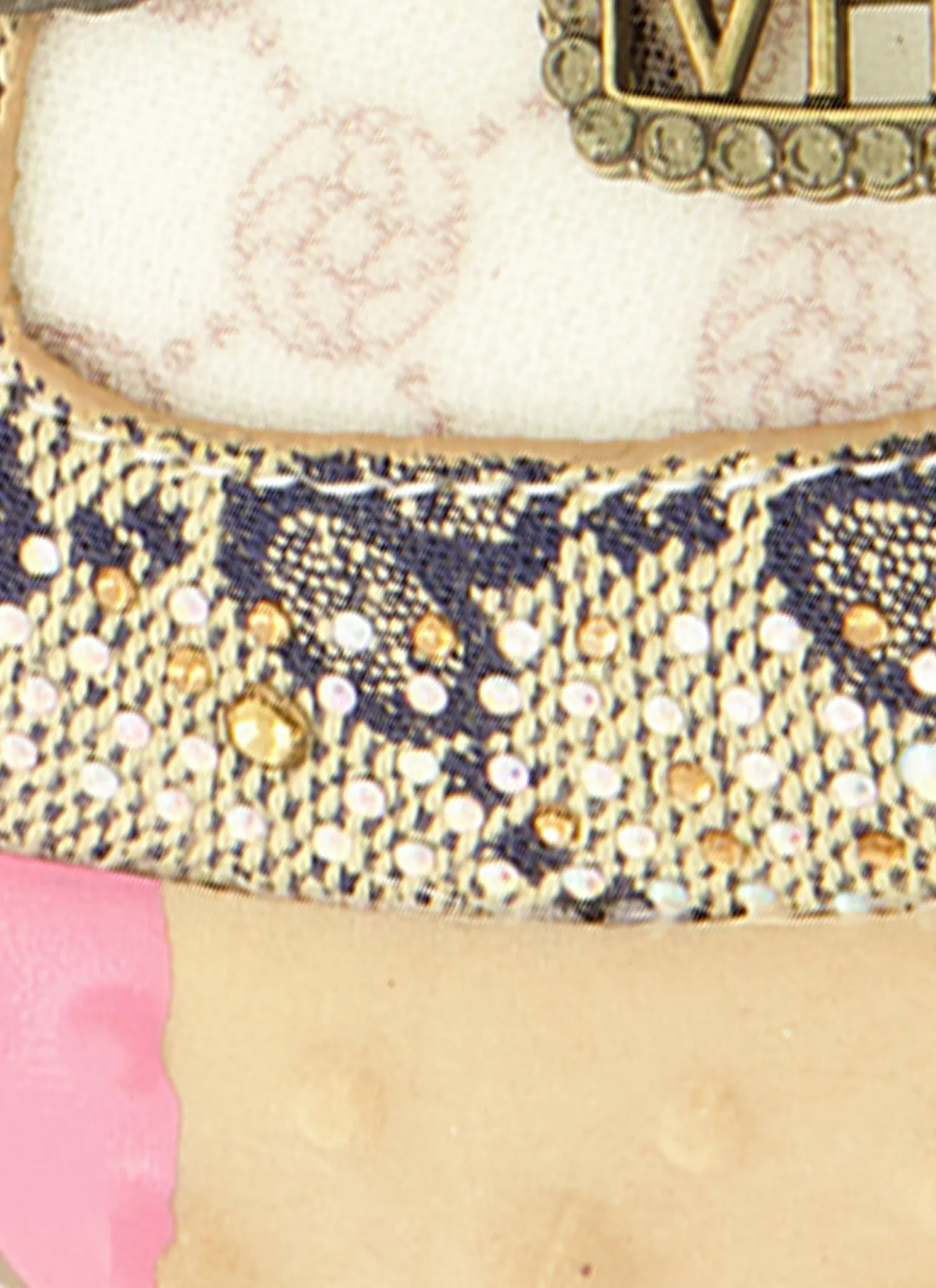 Rhinestone Color Block Low Top Lace Up Sneakers sold by Rainbow product image thumbnail 4