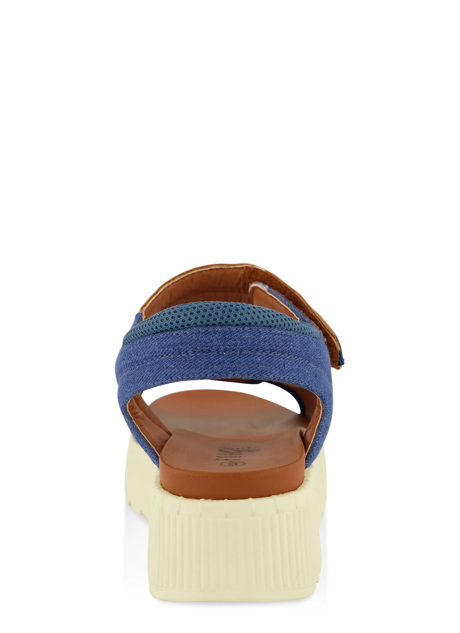 Velcro Band Ankle Strap Platform Sandals sold by Rainbow product image thumbnail 3