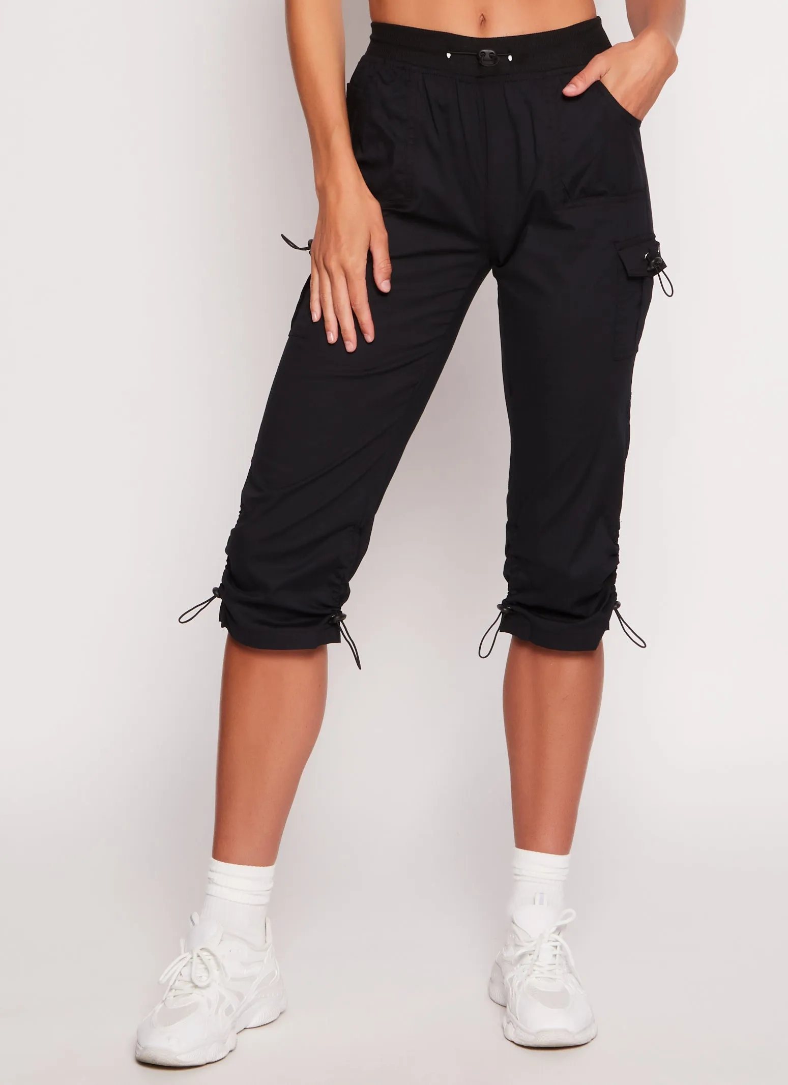 Toggle Drawstring Capri Cargo Pants sold by Rainbow product image thumbnail 2
