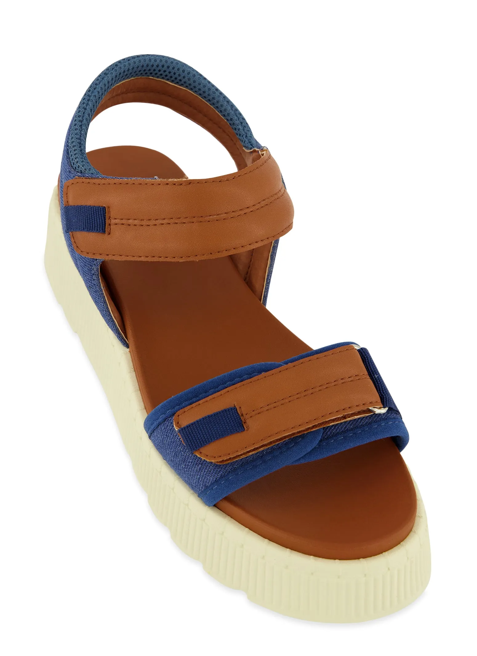 Velcro Band Ankle Strap Platform Sandals sold by Rainbow